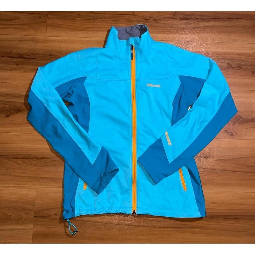 Marmot Windstopper Lightweight Color Block Full Zip Durable All Weather Jacket